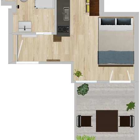 Tiny Old Town Apartment Bern